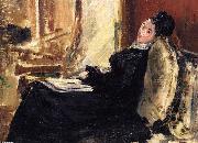 Edouard Manet Jeune femme au livre Sweden oil painting artist